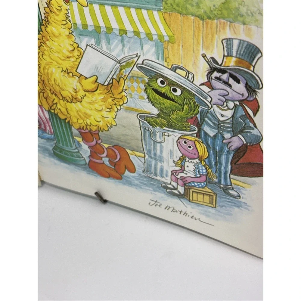 Vintage‎ Sesame Street Library Books Lot Volumes 4 7 8 Funk & Wagnalls Muppets